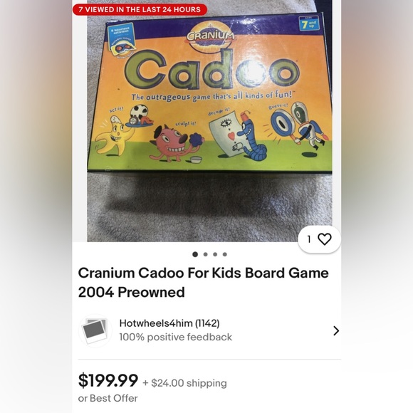 Vintage Original!!! 2001 Sealed Cranium Cadoo Board Game Game of the Year - Picture 8 of 11